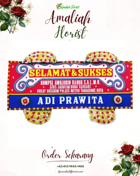 Papan Bunga Ucapan Selamat Sidorame Barat I